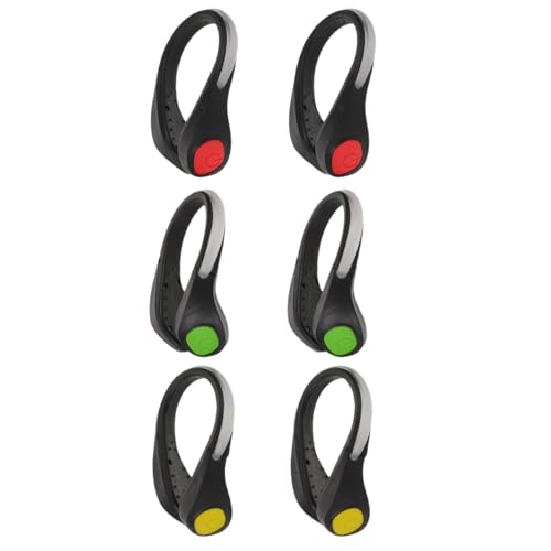 Abaodam Led Shoe Clip Lights 6 Pack Reflective Led Clip Lights for Night Running Shoe Lights for Walking at Night Color Changing Safety Lights for Runners and Bikers