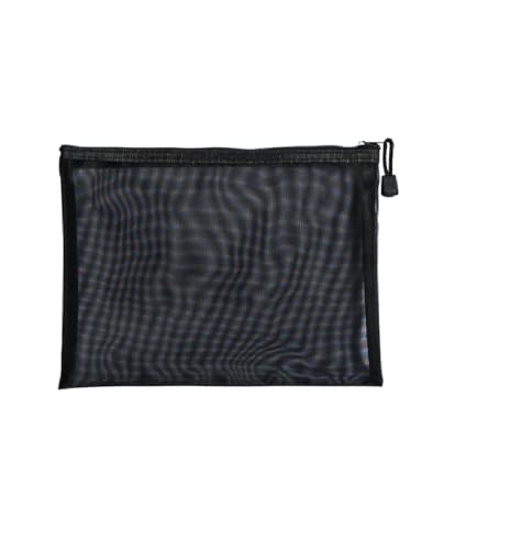 Mesh Pouch, Zipper Small Nylon Travel, Mini Zipper Pouch, Mesh Makeup Bag for Daily, Purse Organizer Insert, to Keep Small Ltems, Home Organizing (1, Black, 7.1 x 9.5 inch) - color: Black, size: 7.1 x 9.5 inch