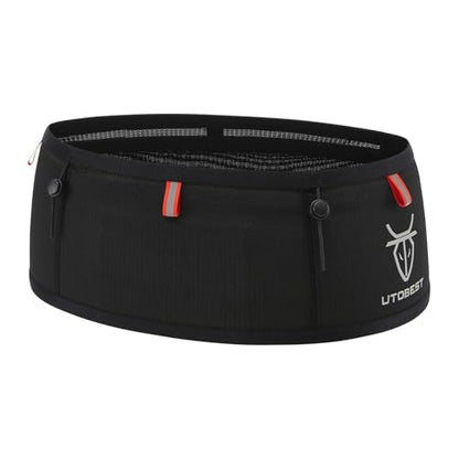 UTOBEST Running Belt for Men & Women, No Bounce Running Waist Pack, B7 Pro - color: Black, size: S(29.1-30.7")