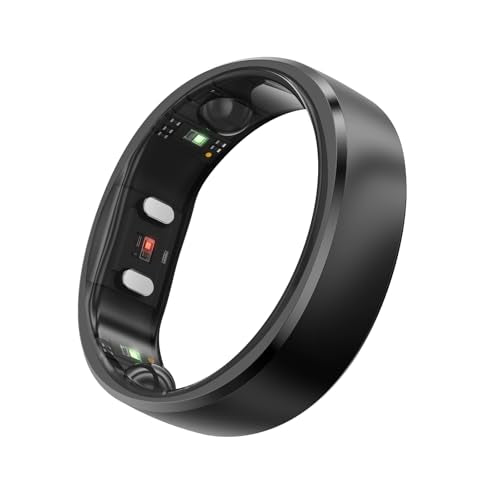 RingConn Gen 2 Smart Ring - Sleep Apnea Monitoring(Black, Size 9) - color: Matte Black, size: 9