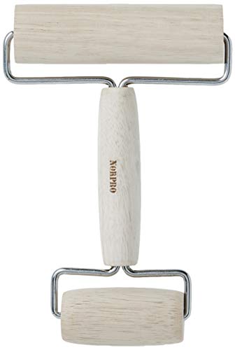 Norpro Wood Pastry/Pizza Roller 4in/10cm - size: 4 inches