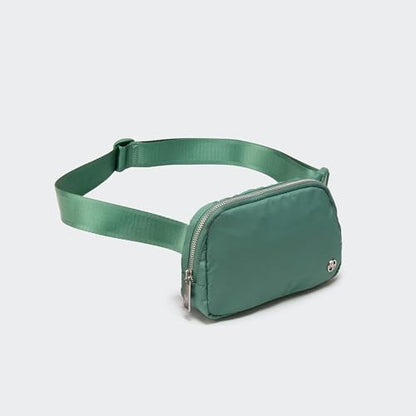 Pander Crossbody Belt Bag for Women and Men, Travel and Everyday Use - color: Eucalyptus Green