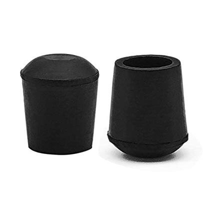 Flyshop Furniture Table Covers Non-Slip Durable Rubber Leg Tips Chair Leg Caps Floor Protectors Round Black 4PCS Size 12 mm, 1/2" - style: Inner Diameter-12mm