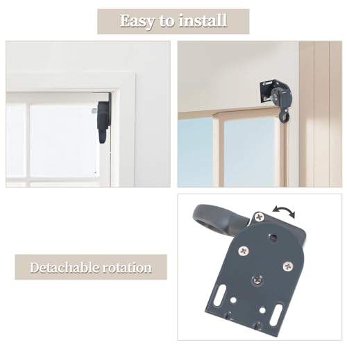 Roller Blind Bracket Replacement for Coolaroo Sun Shades Grey - color: Grey, size: 1 set bracket