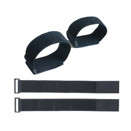 Leg Exerciser Traction Straps, Under Desk Elliptical Pedal Band for Seniors, Secure & Stability for Electric Ellipse Equipment - size: Set of 2