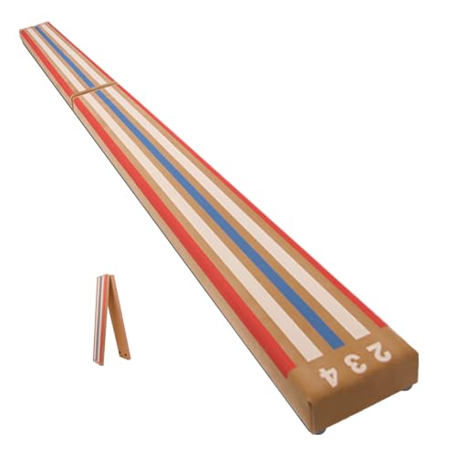 8 FT Floding Floor Balance Beam Gymnastics with Laser Guide for Kids