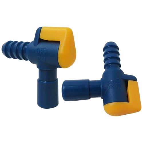 8X Bite Valve Replacement Silicone Mouthpieces Compatible for Most Brands with 2 Pieces Shut Off Valve and Tube Compatible for Hydration Pack Bladder (Green, Orange, Blue, Purple)