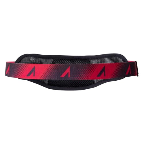 UltrAspire Lumen Collection Waist Light Belt | Lightweight & Water Resistant - 400Z 3.0, Black/Red