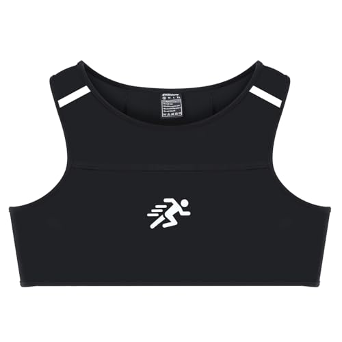 Running Vest Chest Running Sport Gear for Outdoor Sports Gym - size: Large Short