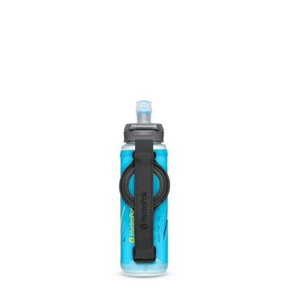 HydraPak SkyFlask Speed - Collapsible Handheld Running Water Bottle (350ml, 500ml, 500ml Insulated) - Adjustable Strap, Lightweight, Spill-Proof Cap - color: *NEW* Malibu Blue, style: 350ml