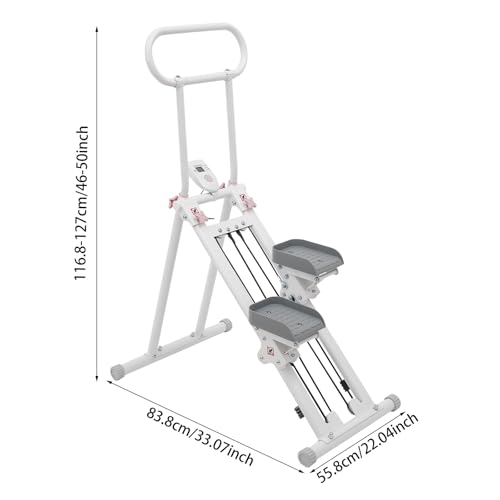 Stair Stepper, Step Fitness Machine for Home Exercise with Adjustable Handlebar