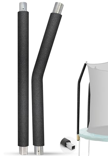 Trampoline Poles Replacement for Skywalker Or Jumpzylla Trampoline Net - style: For Skywalker 4135&4077-1xUpper+1xLower Tube