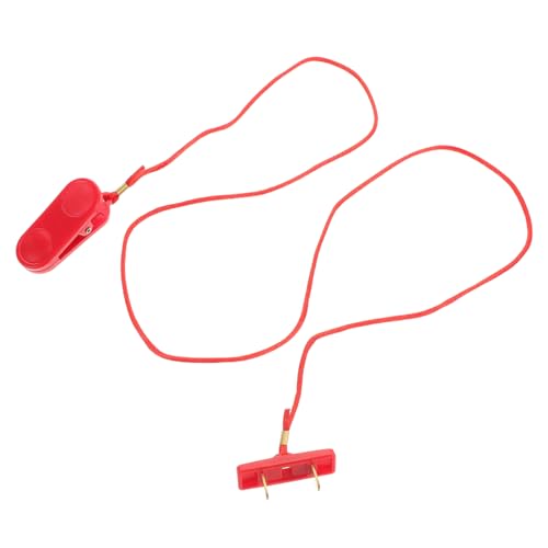 INOOMP Universal Treadmill Safety Switch Clip Running Machine Emergency Stop Key Replacement Part Easy Insert Fitness Accessory for Quick Installation and Reliable Workout Shutdown
