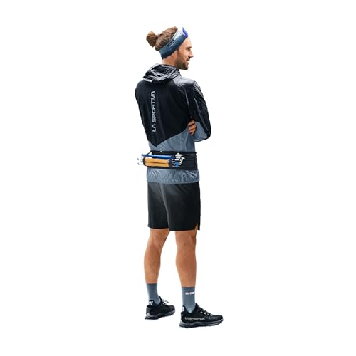 Deuter Traick Belt, Lightweight Reflective Running & Trail Belt for Runners - Black - Medium - size: Medium