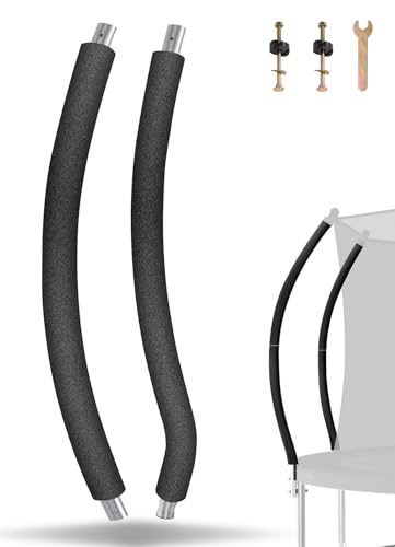 Trampoline Poles Replacement for Skywalker Or Jumpzylla Trampoline Net - style: For Jumpzylla 8&10ft-1xUpper+1xLower Tube