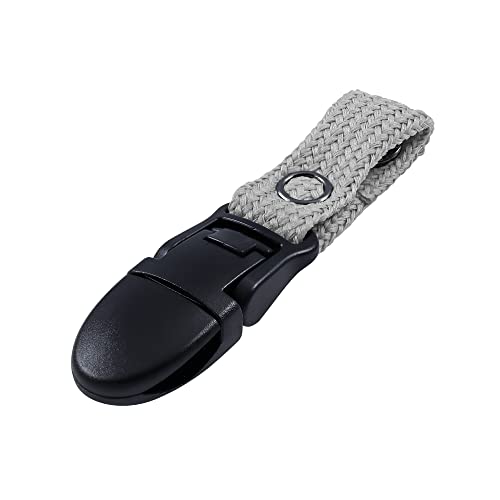 Hydration Pack Drink Tube Lanyard Clip - color: Gray