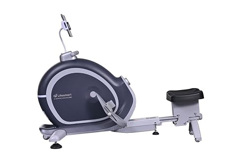 Lifesmart M1 PowerTouch™ Rower, Self Powered Rower Machine of Quiet Resistance, with Magnetic Resistance, 36 Levels Resistance, Max 286lbs Weight Capacity