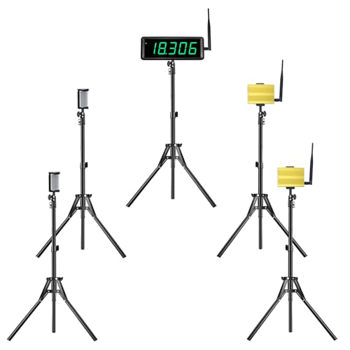 40/60 Yard Sprint Timer for Track Wireless Race Clock, Stopwatch for Speed Training, Adjustable Tripod Precision Laser Racing Time（Taller Tripod） - style: Taller Tripod
