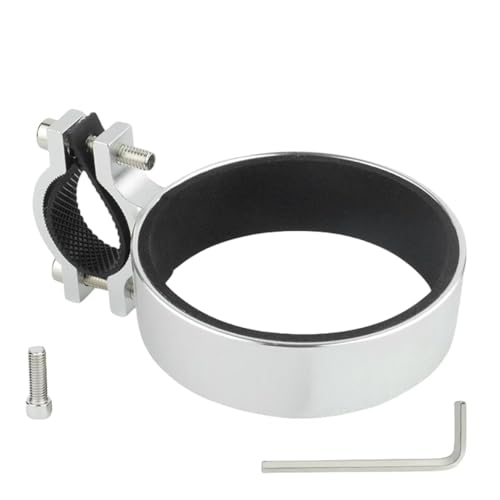 Aluminium Alloy Bike Cup Holder Coffee Holder for Bike Handlebar (C Silver) - color: C Cup Holder-Silver