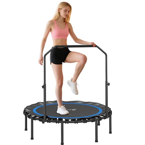 Soozier 45/48" Rebounder Trampoline for Adults 440lbs Mini Trampoline - color: Blue, size: 48"
