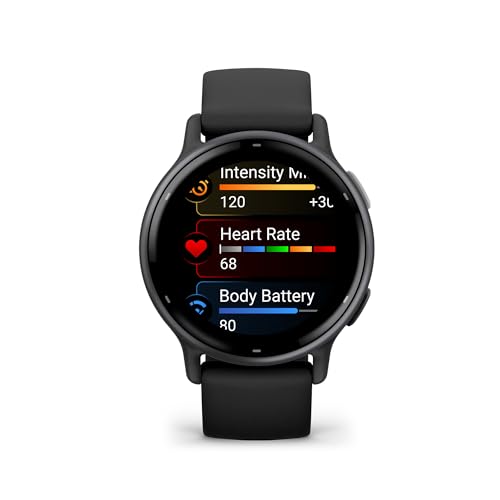 Garmin vívoactive® 5, Health & Fitness GPS Smartwatch, 42mm, Black - color: Slate