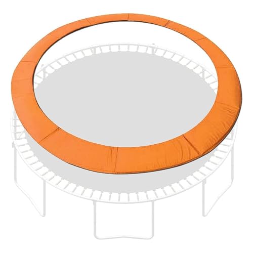 SkyBound Universal Replacement Trampoline Safety Pad - Fits 12ft 14ft 15ft Frames - No Holes for Poles - Variety of Colors - color: Orange, size: 14 ft