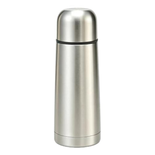 Small water bottle Mini Vacuum Insulated Stainless Steel Water Bottle Flask Metal Bottle for Hot and Cold Drinks 12Oz/350ml(Silver) - size: 12 Ounces