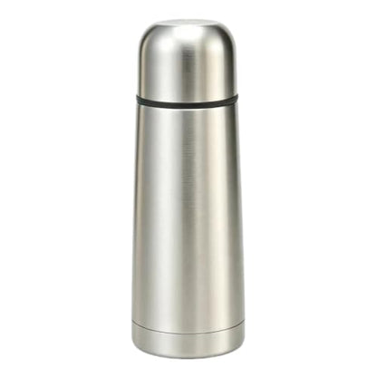 Small water bottle Mini Vacuum Insulated Stainless Steel Water Bottle Flask Metal Bottle for Hot and Cold Drinks 12Oz/350ml(Silver) - size: 12 Ounces