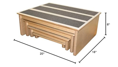 Rehabilitation Advantage Nesting Step Stools, Set of 4