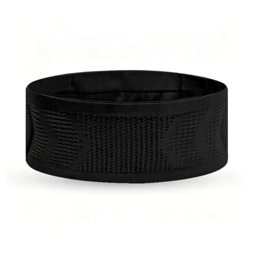 Slim Running Belt Fanny Pack for Men Women, Waist Bag Phone Holder - color: Black, size: Large