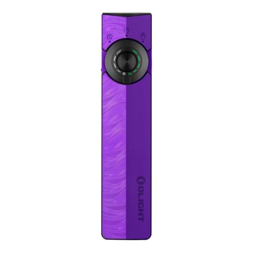 OLIGHT ArkPro EDC Flat Flashlight Rechargeable, Pocket Light, Nebula Violet - color: Nebula Violet