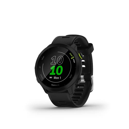 Garmin Forerunner 55, GPS Running Watch with Daily Suggested Workouts, Up to 2 Weeks of Battery Life, Black - 010-02562-00 - color: Black