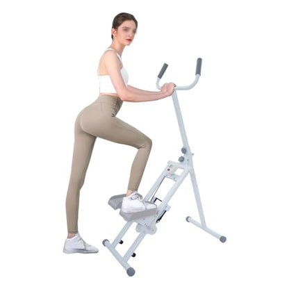 Foldable Vertical Stair Climber Machine for Full-Body Workout, Stair Stepper for Home Gym