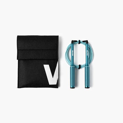 Velites Fire 2.0 Speed Jump Rope for CrossFit and Boxing, Blue