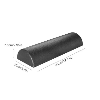 Fitness Foam Roller Half Back Stretching Equipment - color: 45cm