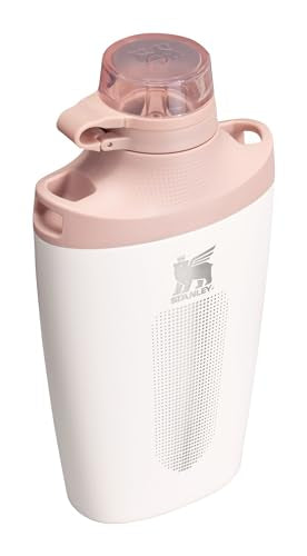 Stanley Cross Bottle 23 oz | Travel Water Bottle with Jacquard Strap | Leakproof Tritan Lid with Removable Straw | Insulated Stainless Steel | BPA-Free | Rose Quartz - color: Rose Quartz, size: 23 Ounces