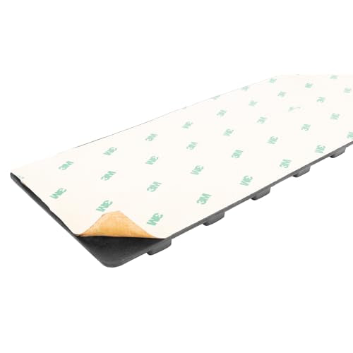 Performance Tool W1893 4 x 15.5 in. Adhesive Rubber Step Mats, 2 Pack