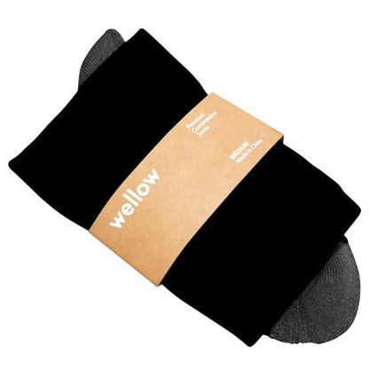 Socks by Wellow - color: Black Charcoal, size: Medium