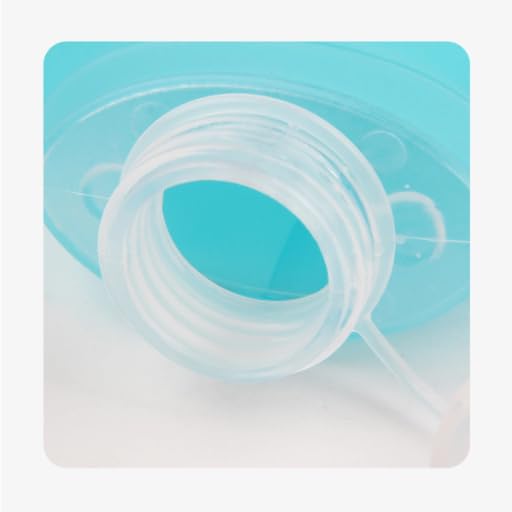 100ml TPU Soft Flask, Collapsible Water Bottle for Running Vest Hydration Pack, 1 Pack(Light blue) - color: Light blue