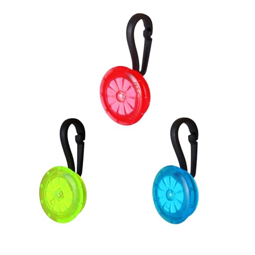 R1 Safety Warning Lights Hook Clip-On Backpack Clothing for Night Running Walking Hiking Camping Dog Walking Outdoor Sports Safety Warning Lights(Hook Safety Light 3pcs)
