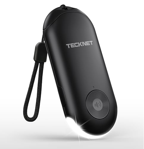 TECKNET Personal Safety Alarm, Rechargeable Personal Alarms for Women, 130dB Self Defense Keychain Alarm with Extra Loud Siren & Strobe Light , Gift for Women, College Girls, Teenagers, Seniors(Black) - color: Jet Black