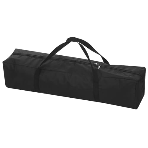 PATIKIL 27 Inch Camp Chair Replacement Bag - Nylon Folding Carrying Storage Bag for Beach With Large Zipper Shoulder Strap for Camping Travel, Black - size: 27 x 7.8 x 7.8 inch