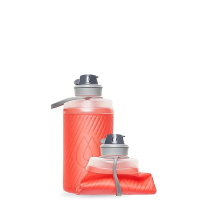 HydraPak Flux Collapsible Backpacking Water Bottle (750ml, Redwood Red) - color: Redwood Red, style: 750ml/25oz