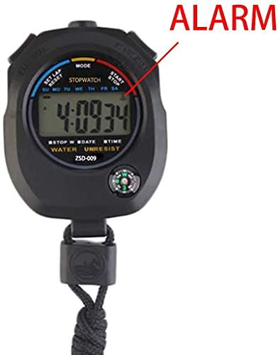 Pgzsy Multi-Function Electronic Digital Sport Stopwatch Timer, Large Display with Date Time and Alarm Function,Suitable for Sports Coaches Fitness Coaches and Referees (10pack)