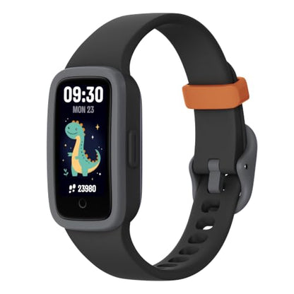 Vigor 3 Kids Watch Fitness Tracker, AMOLED Screen for Boys Girls Age 5-15 - color: Black