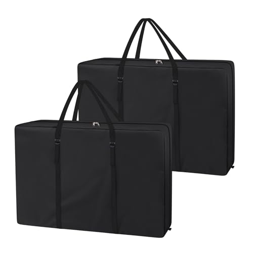 Explore Land Chair Storage Bag for Folding Longue Zero Gravity 2 Pack，Black - color: 2 Pack: Black