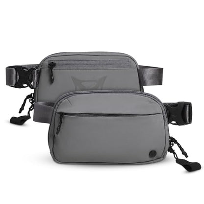 Vertx Everyday Tactical Fanny Pack 2.1-100% Nylon Fanny Pack for Men and Women with CCW-Ready Design and Rapid Access Tab - Wolf Grey - 2L - color: Wolf Grey, style: Everyday Fanny Pack 2.1