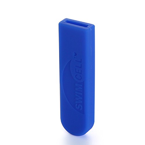 SwimCell Waterproof Key Pouch for Swimming with Armband & Lanyard - Blue - color: Blue, size: Key Case 3 x 4 inches