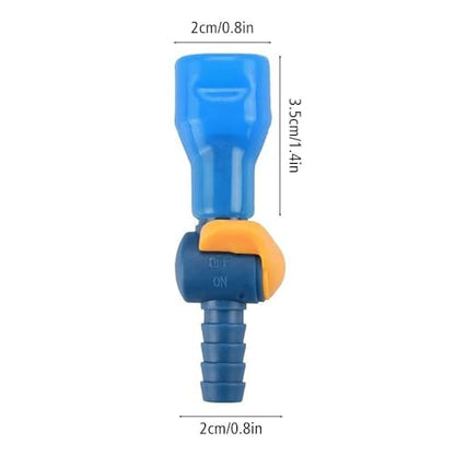 MiOYOOW Replacement Bite Valves, 6PCS Switch Bite Valve Tube Nozzle Reliable Cycling Hydration Nozzle for Most Hydration Bags - color: Straight Style
