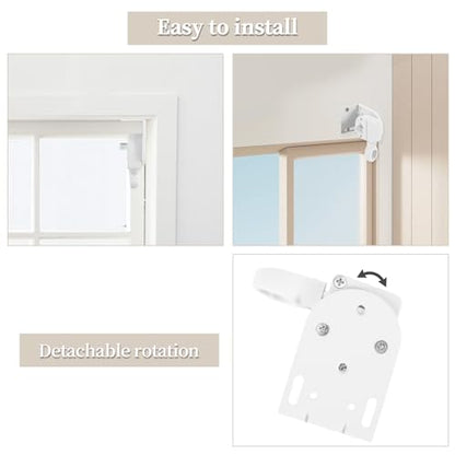 Roller Blind Bracket Replacement for Coolaroo Sun Shades White - color: White, size: 1 set bracket